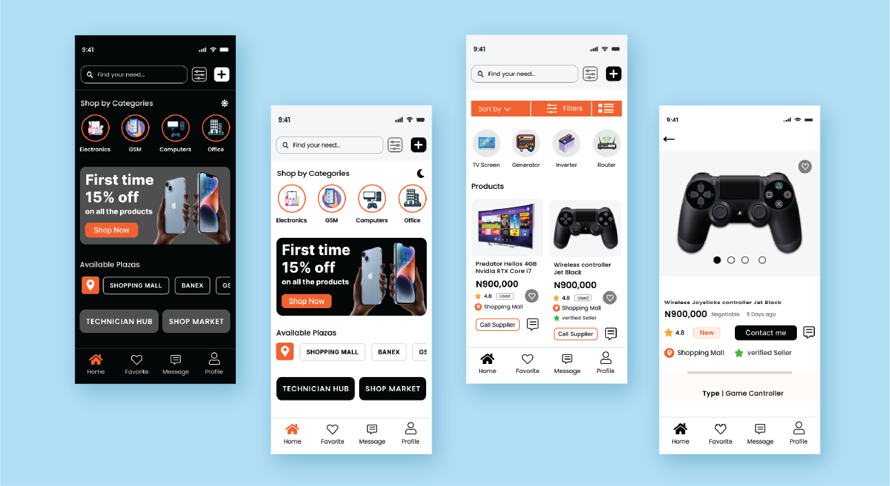 Sonlight Tech UI/UX design project image