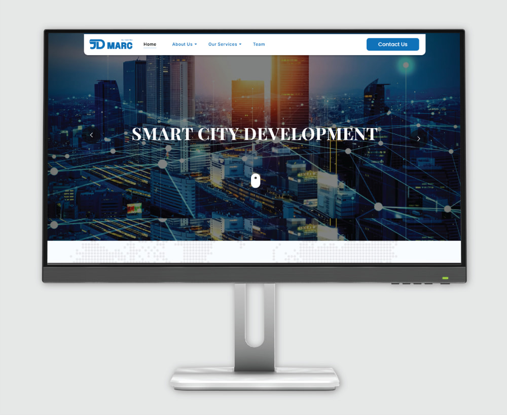 JD Marc website project image