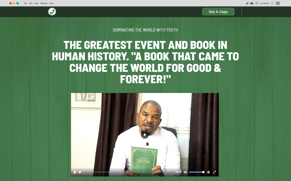 The Laws of Truth website project image